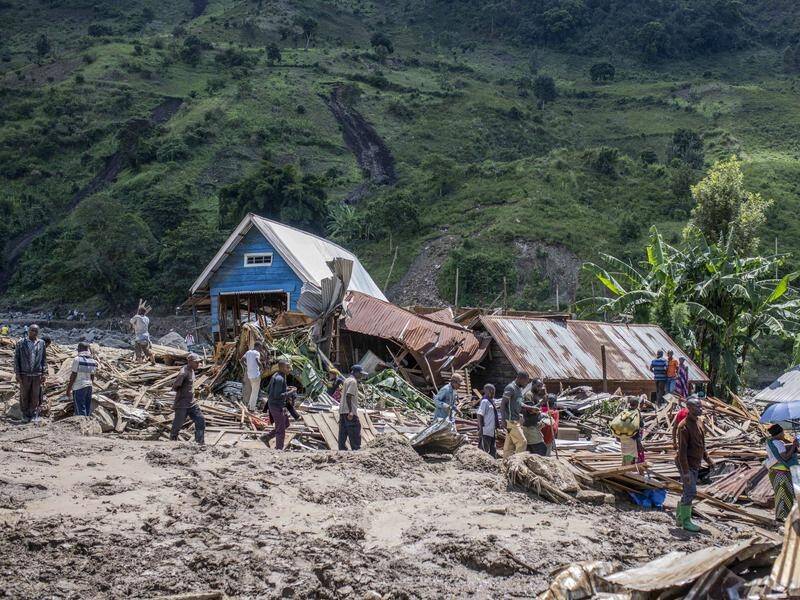 More than 5500 people are still missing after devastating floods that hit east Congo. (AP PHOTO)