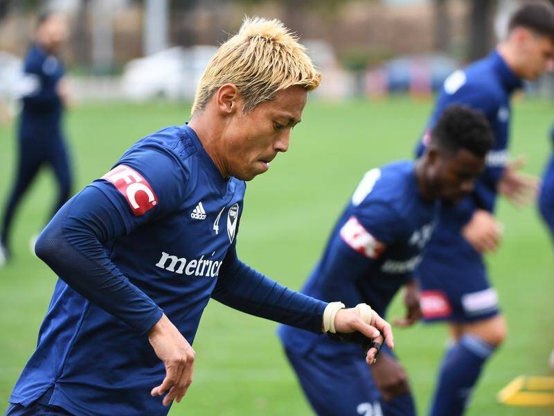 Keisuke Honda is expected to be fit to start against City in the Melbourne derby.