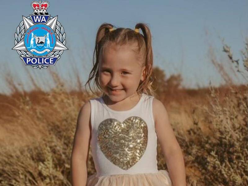 West Australian police hold grave fears for missing four-year-old Cleo Smith.