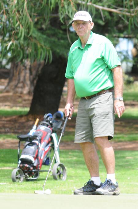 Max Keating was one of Dubbo's winners during another successful weekend of pennants golf.  
Photo: JUDE KEOGH