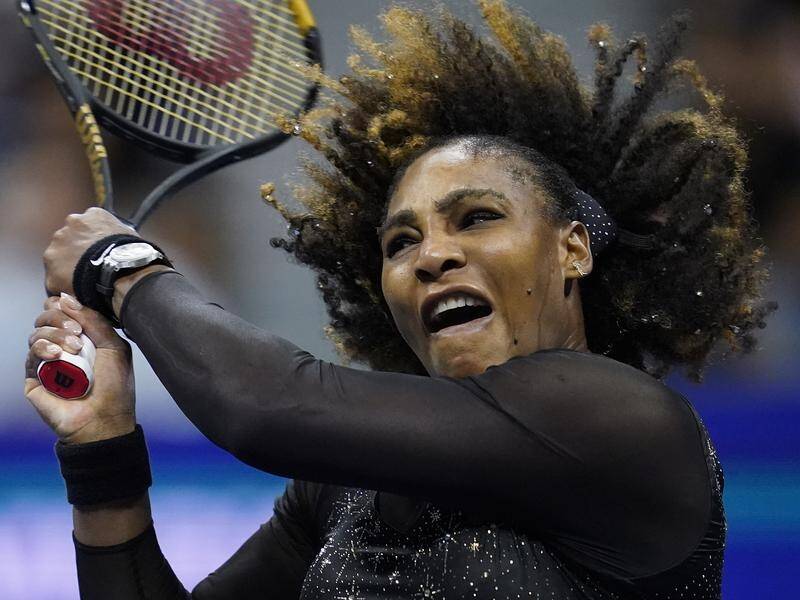 Serena Williams has bowed out of the US Open after a titanic struggle with Ajla Tomljanovic. (AP PHOTO)
