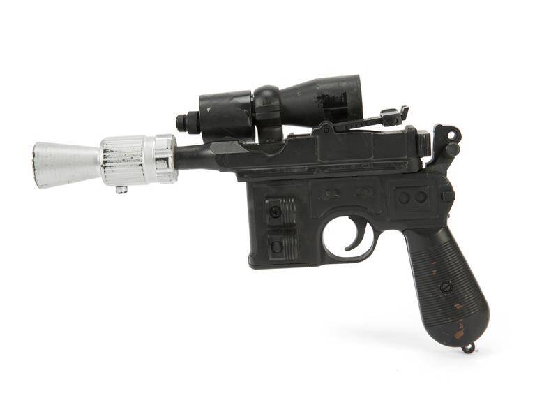 Han Solo's BlasTech DL-44 blaster is one of the best-known weapons in the Star Wars universe.