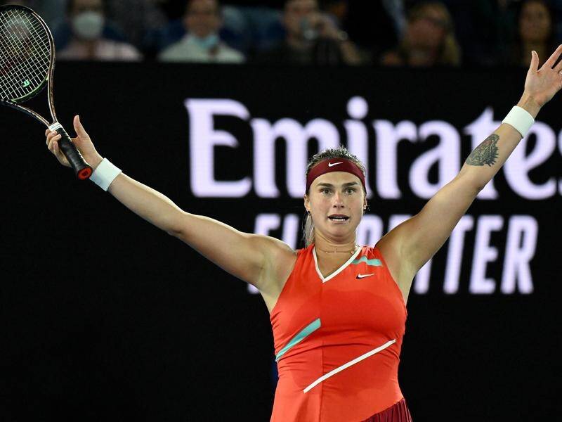 World No.2 Aryna Sabalenka has survived a first-round Australian Open scare against Storm Sanders.