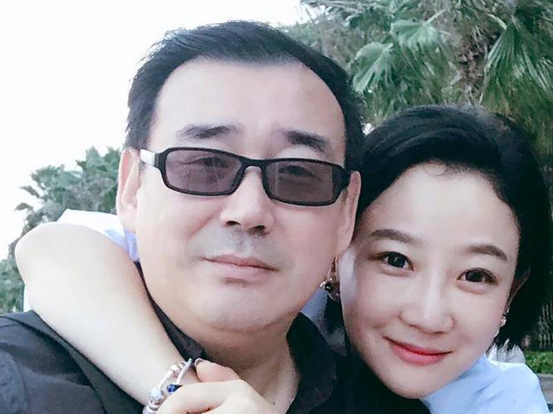 Australian writer Yang Hengjun (with his wife Yuan Xiaoliang) was arrested in China back in 2019. (AP PHOTO)
