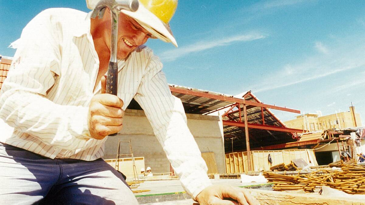 Mark Morley carpenter, in Oct 1998. Photo: FILE