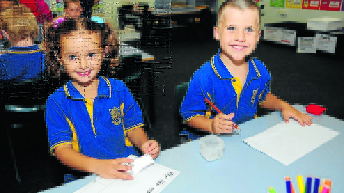 SOUTH DUBBO PUBLIC SCHOOL: Shaylea Day and Billy Pollack. 