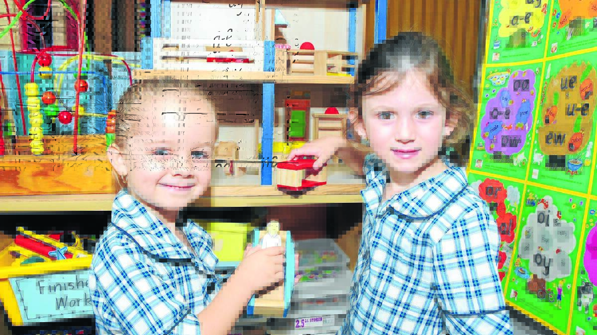 ORANA HEIGHTS PUBLIC SCHOOL: Tilly Smith and Jessica Fuller. 