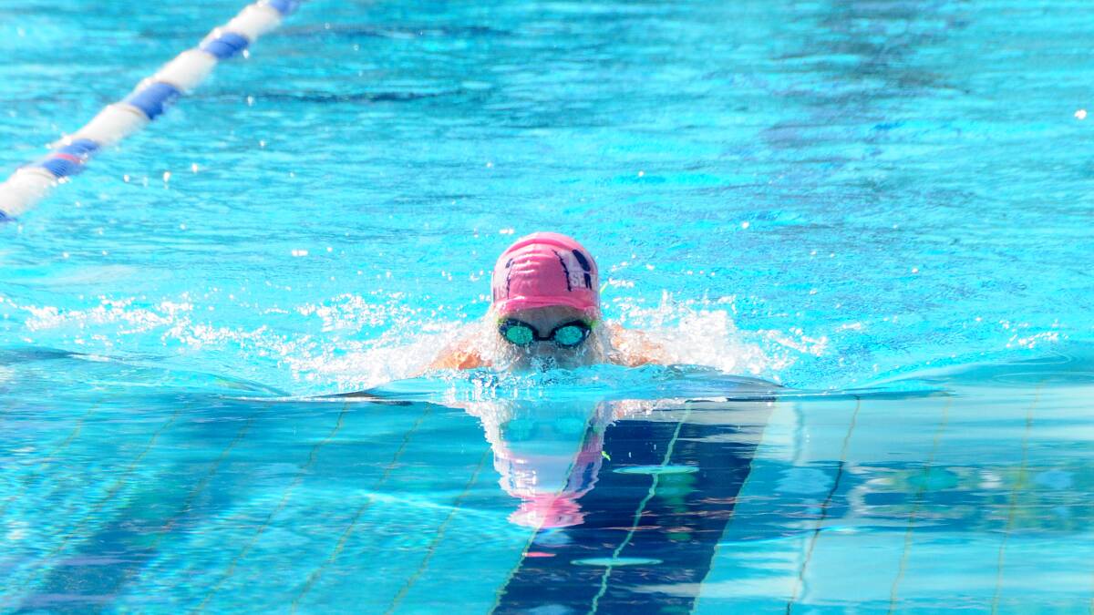 WESTERN REGION SWIMMING CARNIVAL: Abigail Simpson from Parkes in action.