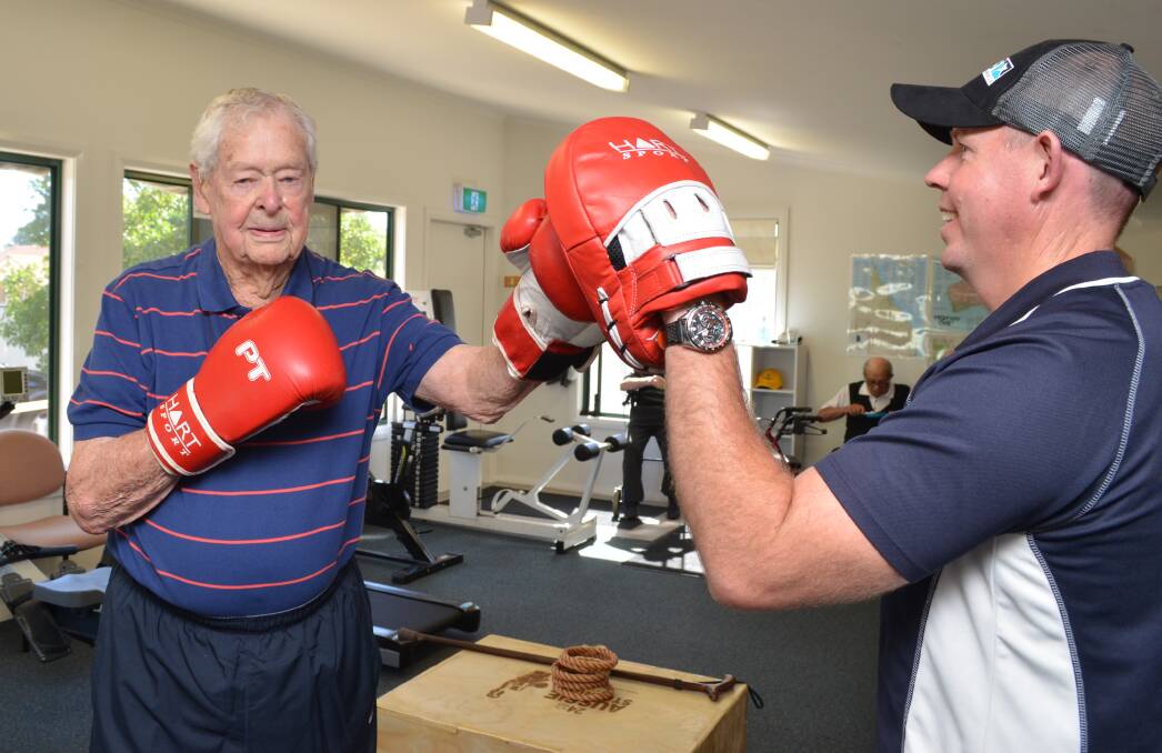PUNCHING TOWARDS A CENTURY 98yearold Phil Haley is the life of the