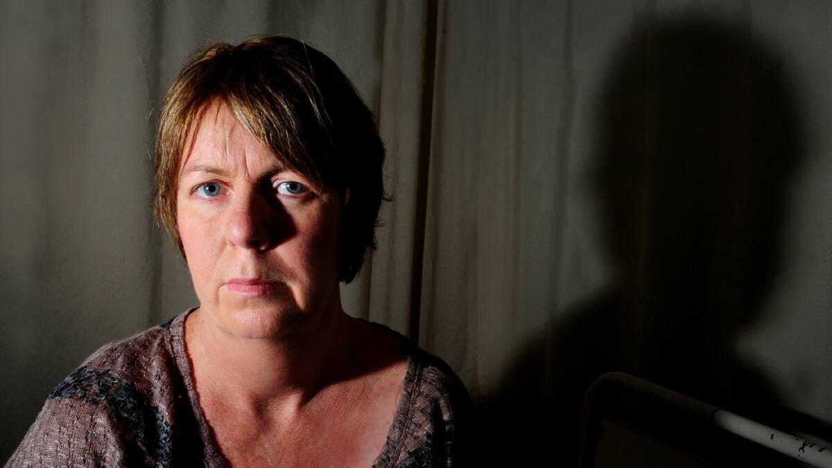 Janneyl Foxe is heartbroken after the theft of her mother's ashes. 										        Photo: LOUISE DONGES