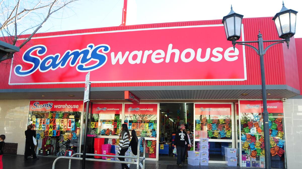 Sam's Warehouse in Dubbo isn't one of the 39 stores being closed