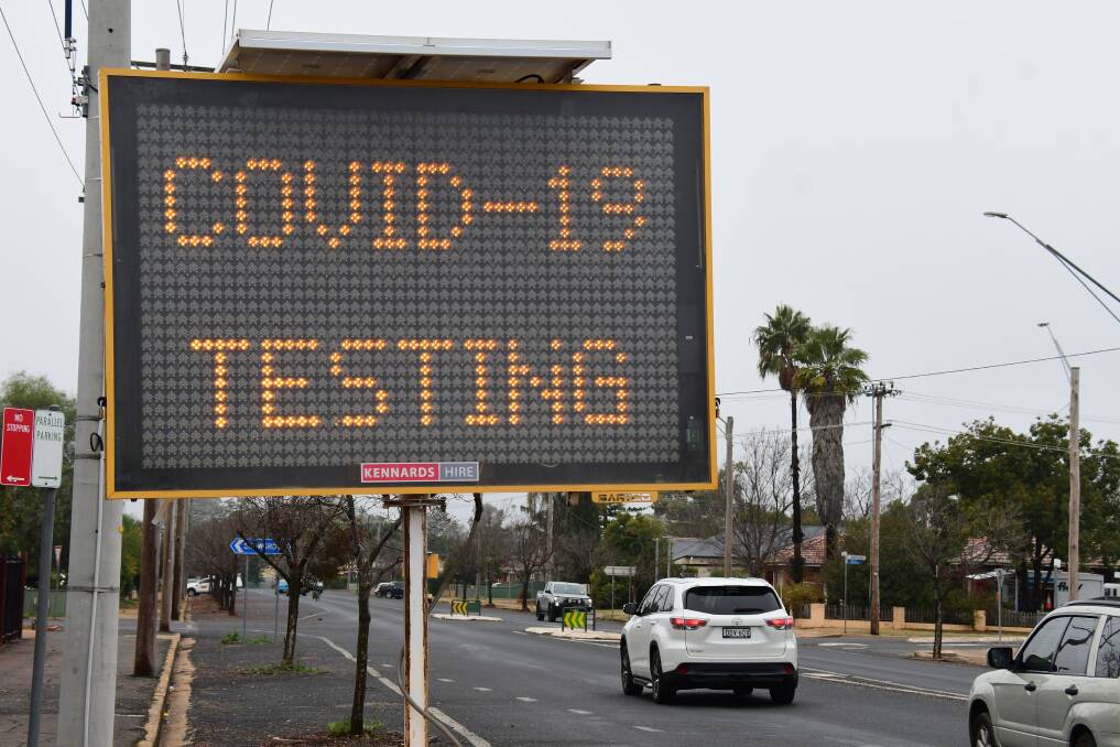 COVID-19 testing is available at the Dubbo Showground between 8am and 4pm. 