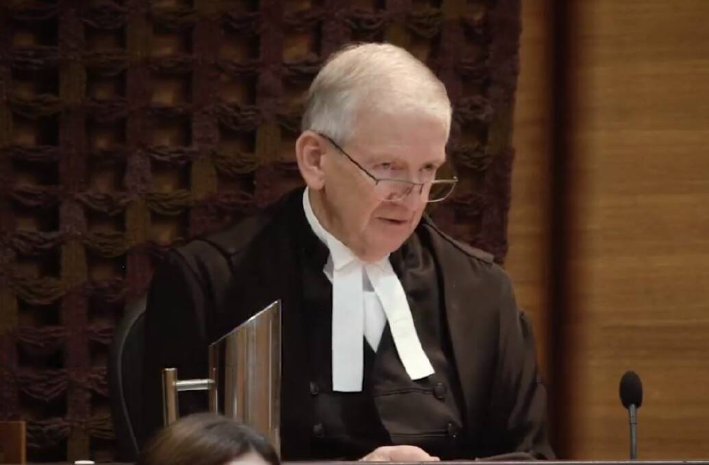 AT CAPACITY: Senior Judge Roger Dive says not meeting being able to meet the demand for the drug court was having a profound impact. Photo: JUSTICENSW YOUTUBE