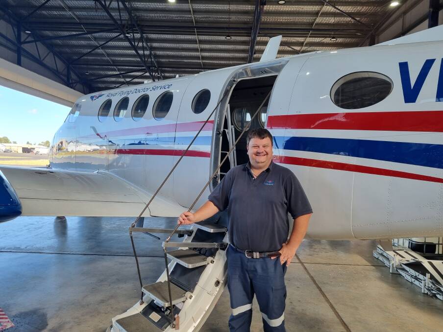 HELPING OUT: Royal Flying Doctor Service non-emergency patient transport registered nurse Micheal Harper has been helping people get vaccinated for the past year. Picture: CONTRIBUTED