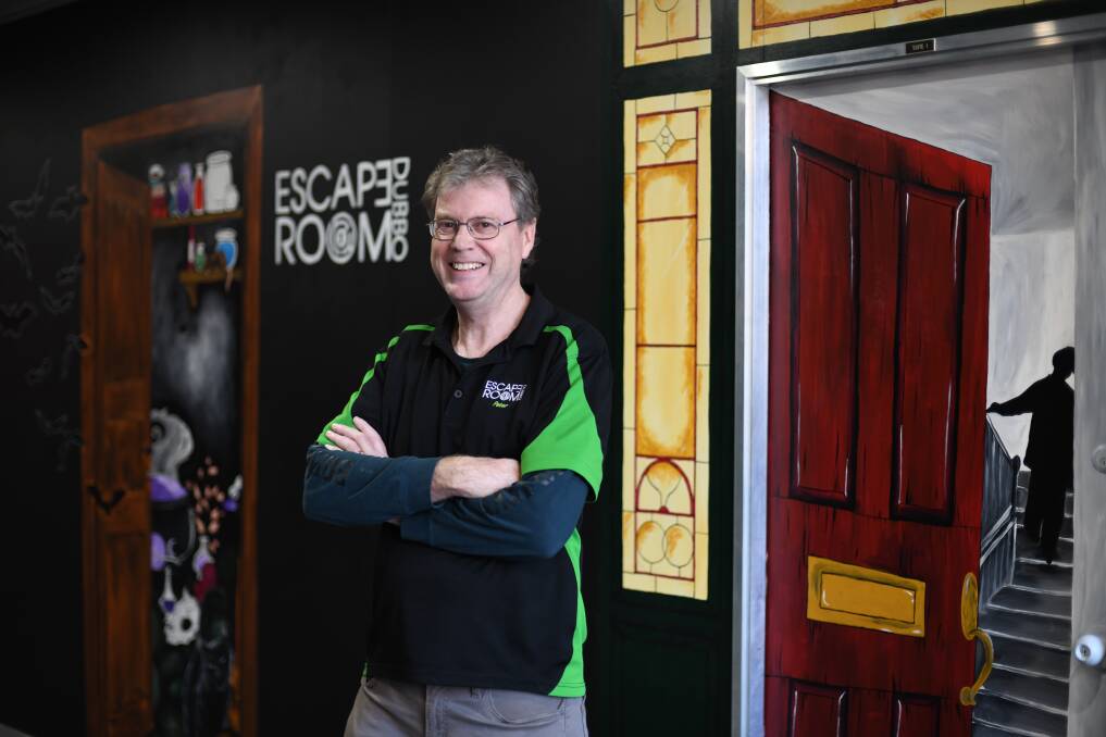 Peter Brunner, owner and creator of Dubbo Escape Room. Picture: Amy McIntyre
