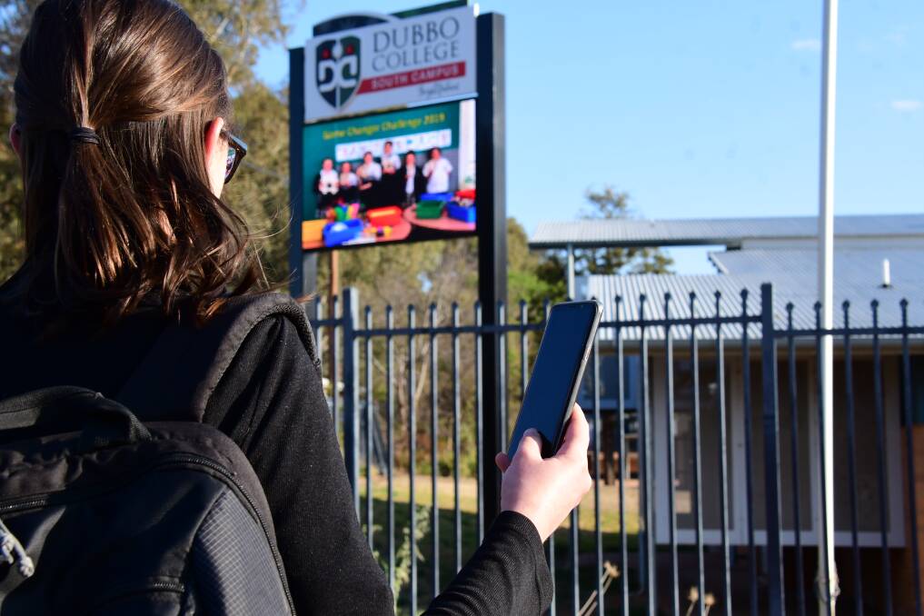 BIG CALL: Dubbo College South Campus is one of the schools making the students out away their phones to concentrate on their education. Photo: BELINDA SOOLE