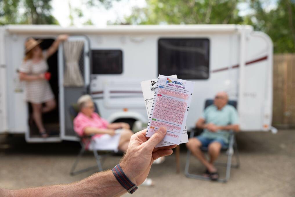 WINNER: The Narromine man says he'll use some of his winnings on a little motorhome to travel around Australia with his wife. Photo: CONTRIBUTED