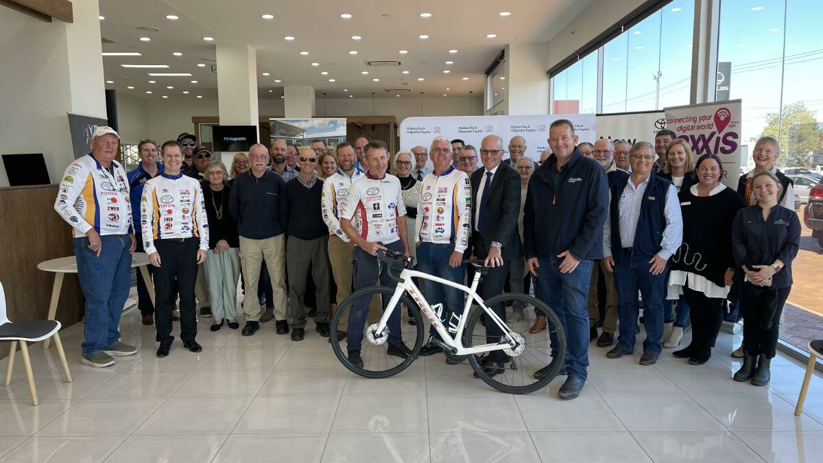IT TAKES A TEAM: Participants and supporters at the 2021 Tour de OROC launch earlier in the year. Photo: CONTRIBUTED