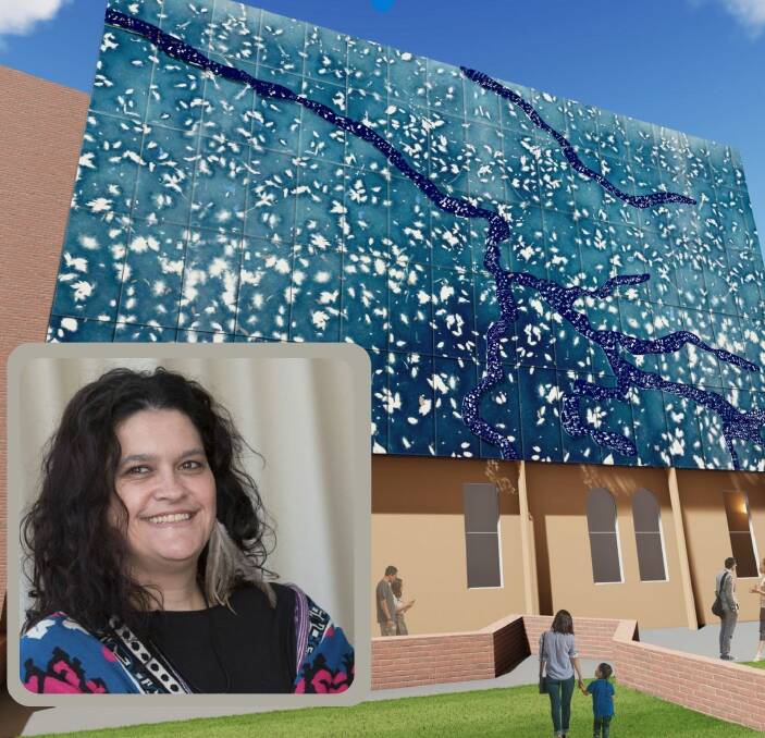 CONNECTING TO CULTURE: Indigenous artist Bianca Beetson's design was chosen as the winner for the large-scale kinetic artwork for the Old Dubbo Gaol Heritage Plaza. Photos: CONTRIBUTED