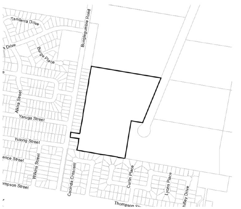 The area covered by the development control plan. Picture by Dubbo Regional Council