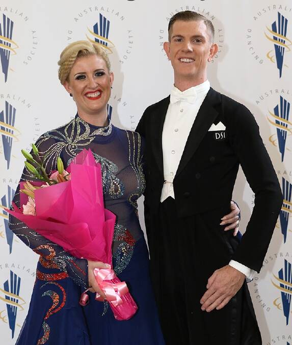 CHAMPIONS: DanceSport duo Cassandra Donnelly and Joel Tongue have taken the next step in their dancing career. Photo: CONTRIBUTED