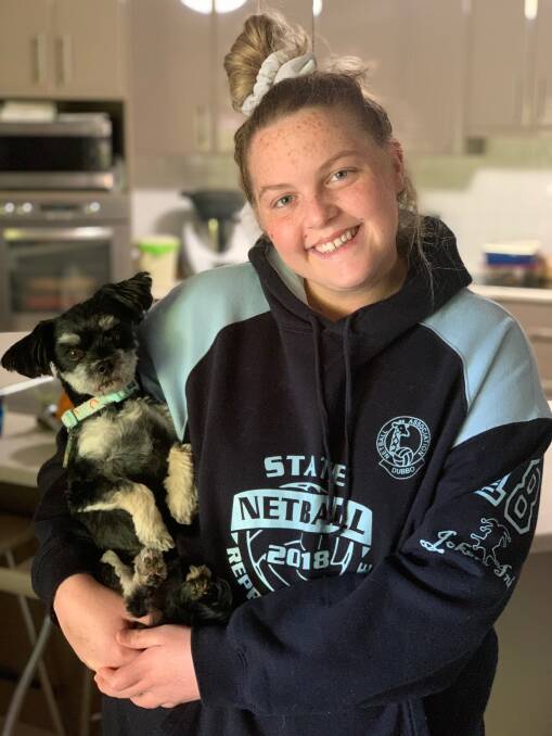 USING HER VOICE: Teenager Molly Croft is hoping to use her upcoming podcast to speak to others who have been diagnosed with cancer. Picture: CONTRIBUTED