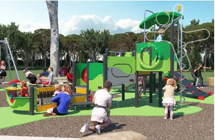 FUN FOR ALL: The play space has been designed to cater for a range of ages and abilities. Picture: DUBBO REGIONAL COUNCIL