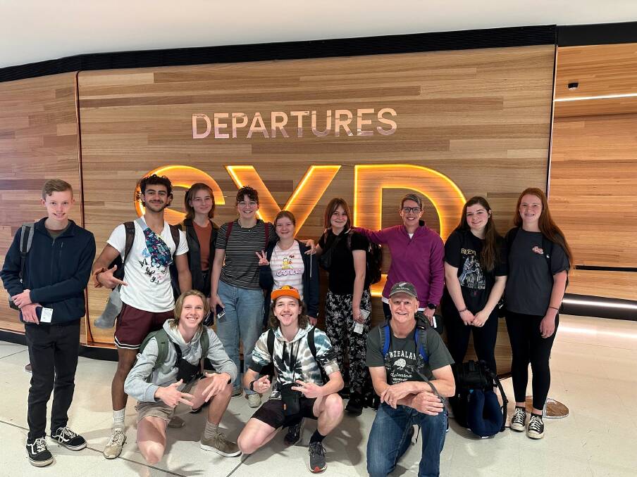 The Dubbo group before they left for the trip to Japan. Picture supplied.
