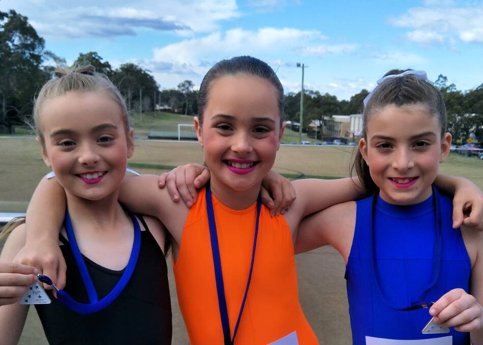FUN: The sponsorship will help Orana Physical Culture students like Haylie Cattell, Matilda Keller and Rebecca Anderson. Photo: CONTRIBUTED