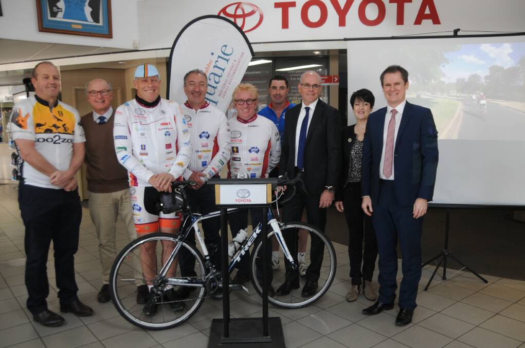 READY TO RIDE: The Tour de OROC team are calling for riders and sponsors to join this year's challenge, which will start in Mudgee in October, finishing in Dubbo six days later. Photo: ORLANDER RUMING