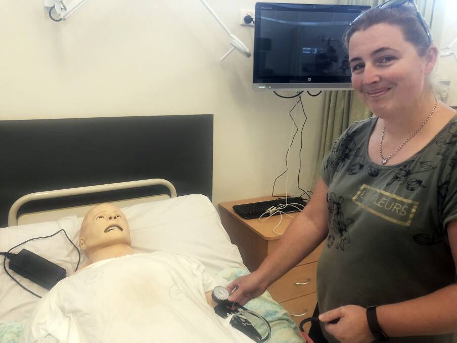 LEARNING EXPERIENCE: Coonamble resident Sarah O'Neil is currently studying to become a midwife through TAFE NSW, which she says is the "perfect fit". Photo: CONTRIBUTED