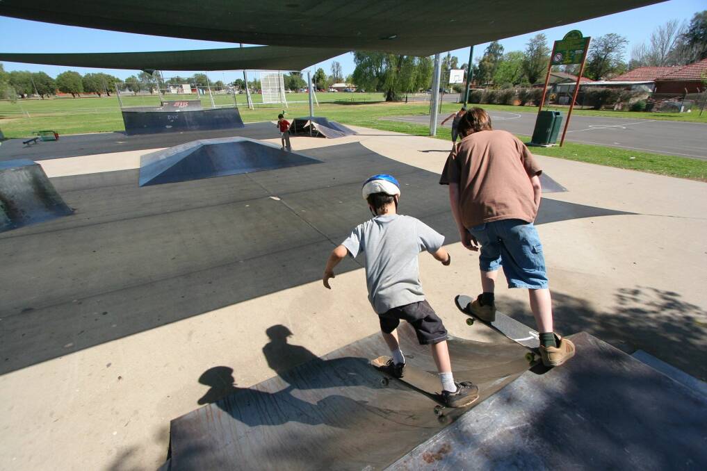 The Victoria Park skate park is one of the items on the list to receive funding. Fie picture