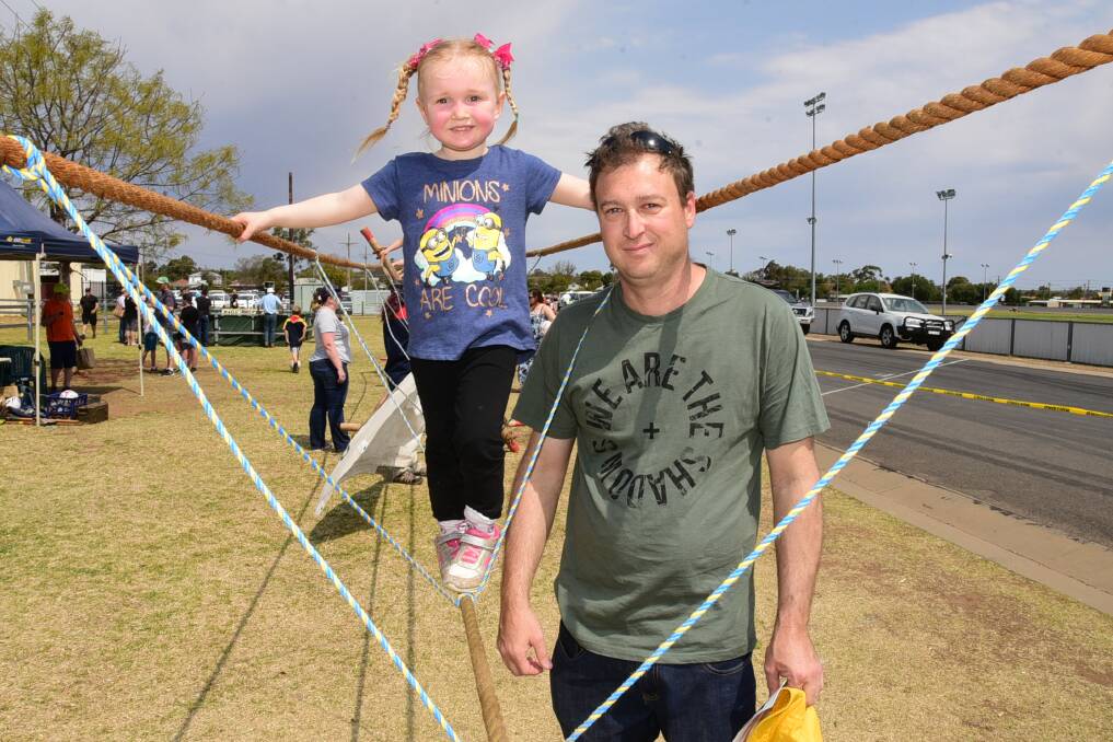 QUALITY TIME: Summer Walker and her dad Alan Walker sharing some time together at the Dads For Kids Festival last year. Photo: FILE