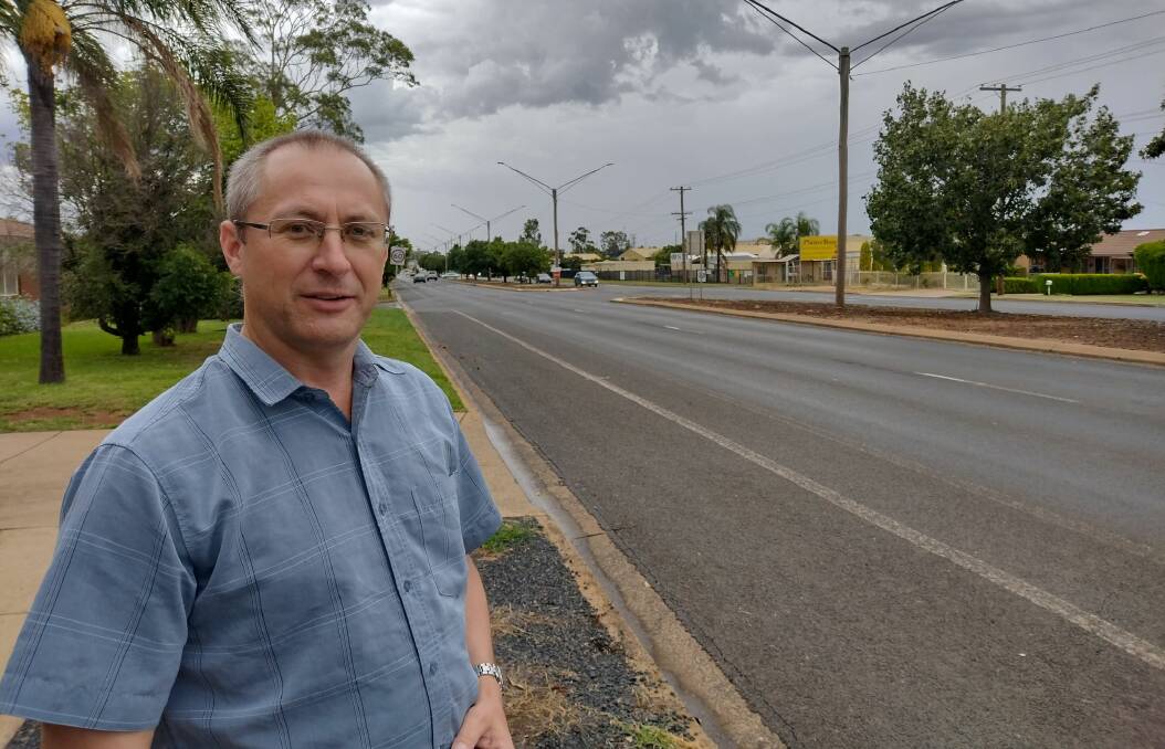 NEEDED: Councillor Josh Black is hoping the federal and state governments will help repair roads in the Dubbo local government area. Picture: CONTRIBUTED