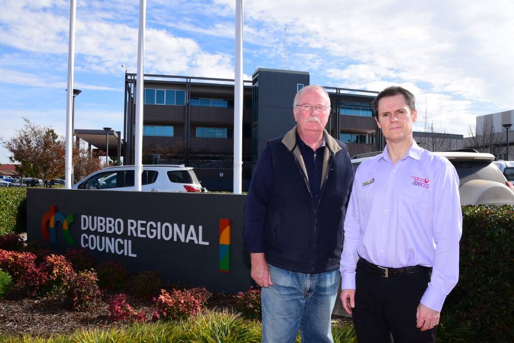 AMALGAMATION: Former Dubbo mayors Allan Smith and Mathew Dickerson were calling for the same things in 2017. Photo: BELINDA SOOLE