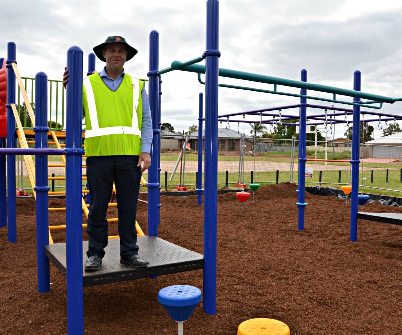 MAKEOVER: Spears Drive Park has had a $50,000 upgrade and Dubbo Regional Council's Ben Pilon said it had already had a great response. Photo: ORLANDER RUMING
