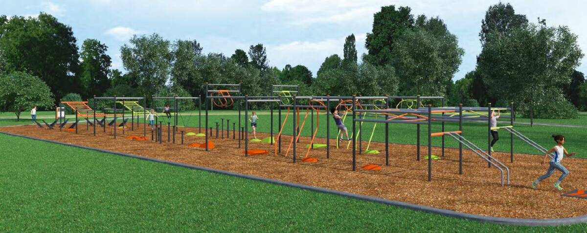 The funding was also used to construct the Ninja Warrior Course. Image: CONTRIBUTED