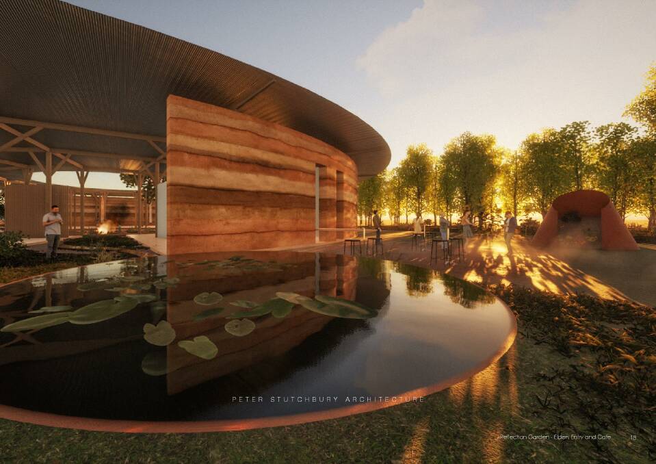 An artist's impression of the Wiradjuri Tourism Centre. Picture supplied by Dubbo Regional Council 