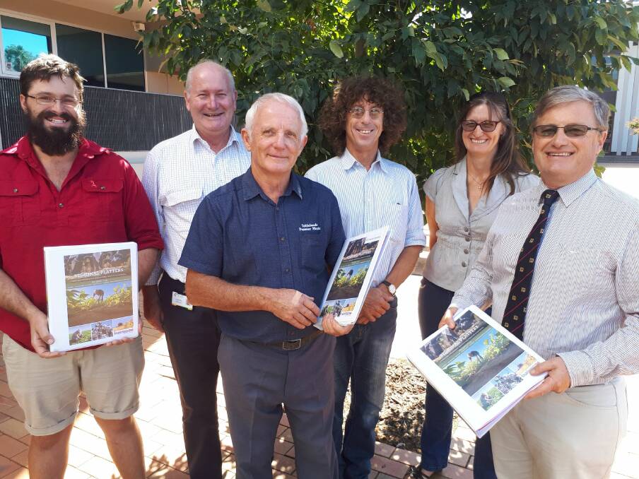 EXPLORING NEW MARKETS: Participants and presents of the Regional Platters program Dan Harte, Edward Joshua, Steve Tamplin, Rob Lennon, Penny Henley and David Duffy. Photo: CONTRIBUTED
