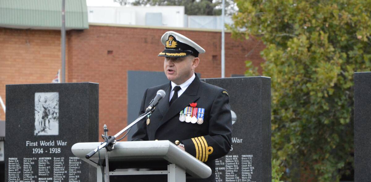 HONOURED: Captain Anthony Klenthis currently serves in Navy Strategic Command as the planner of Navy’s future workforce. Photo: FILE