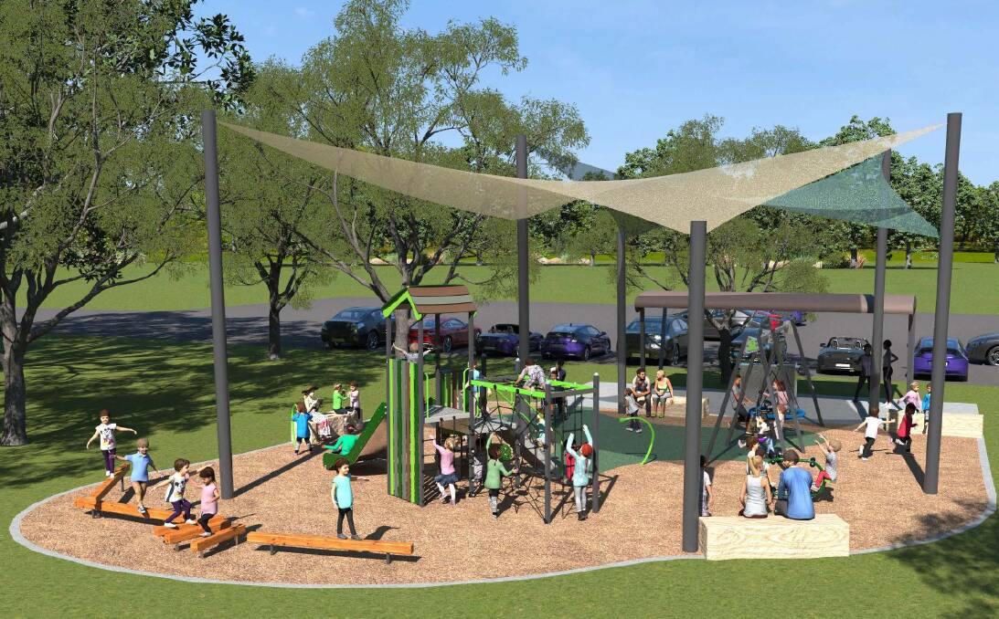 ASSET TO THE COMMUINTY: The current playground at the park is already well-utilised and that is expected to grow thanks to the new equipment. Image: DUBBO REGIONAL COUNCIL