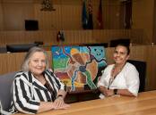  Magistrate Sue Duncombe and Dale Bonham at the Dubbo courthouse. Picture by Belinda Soole