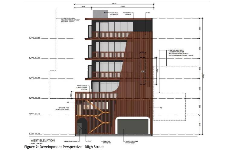 The proposed six-storey building. Picture via the development application