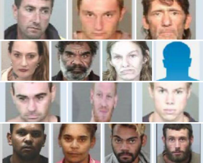 POLICE CALL OUT: The images and names of the 14 wanted individuals from the Dubbo region have been released by Orana Mid-Western Police District. Photos: ORANA MID-WESTERN POLICE DISTRICT