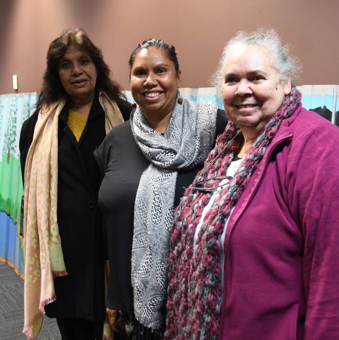 WINNER: Grace Toomey (centre) has been declared as the new councillor for central in the NSW Aboriginal Land Council elections. Photo: ORLANDER RUMING