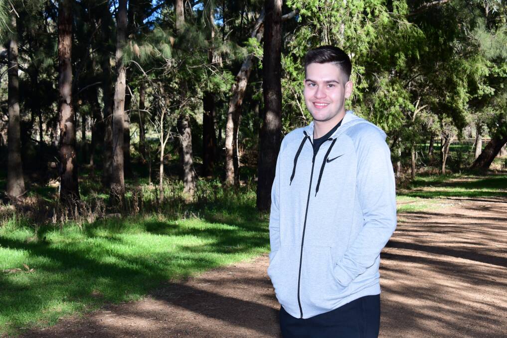 READY TO RUN: 23-year-old Sam McCauley has a different attitude towards exercise than he did a year ago. This year, he's taking on his first Dubbo Stampede. Photo: AMY McINTYRE