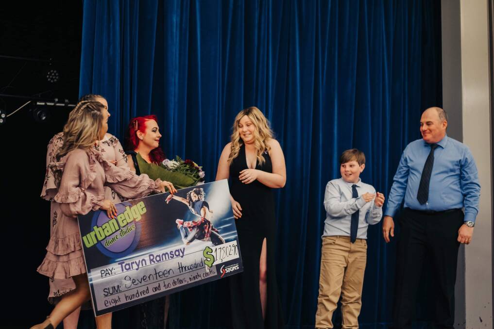 GENEROUSITY: 16-year-old Taryn Ramsay has been given more than $17,000 to help with chemo and transport costs, after a successful fundraiser on Friday night. Photo: CONTRIBUTED