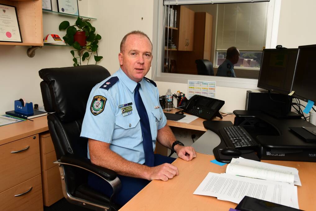 CRIME: Superintendent Peter McKenna says the statistics will always look worse when comparing population data per 100,000 people. Photo: FILE