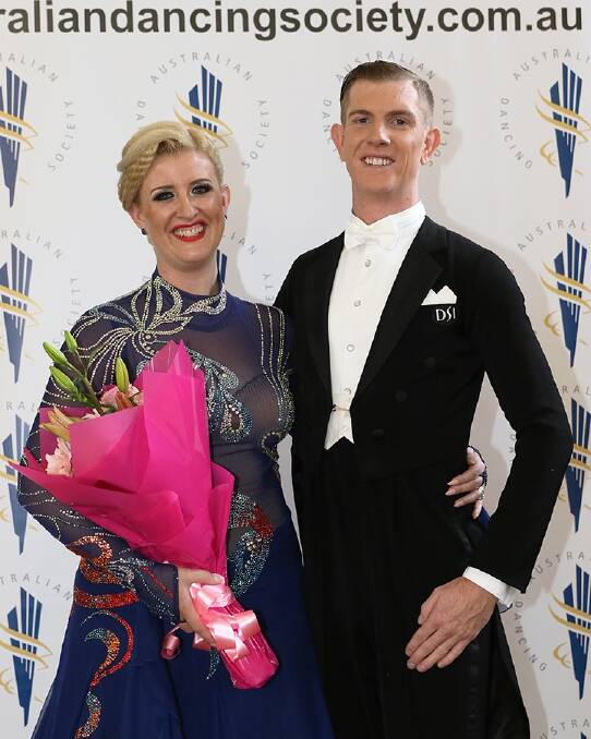 SUPERSTARS: DanceSport duo Cassandra Donnelly and Joel Tongue have recently taken their dancing to a professional level. Photo: CONTRIBUTED