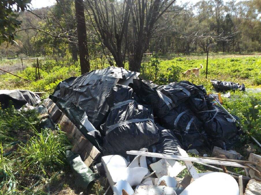 REPORT IT: Illegal dumping seen in the local government area. Photo: CONTRIBUTED